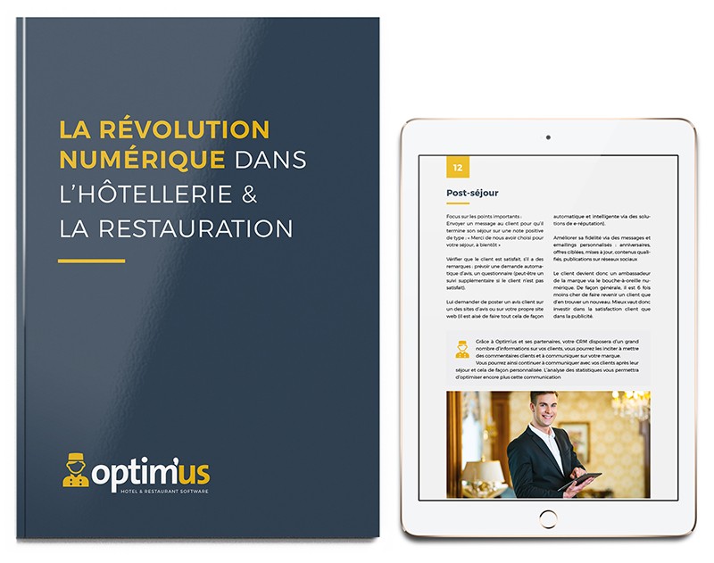 couverture livre blanc optim'us hotellerie restauration révolution numérique